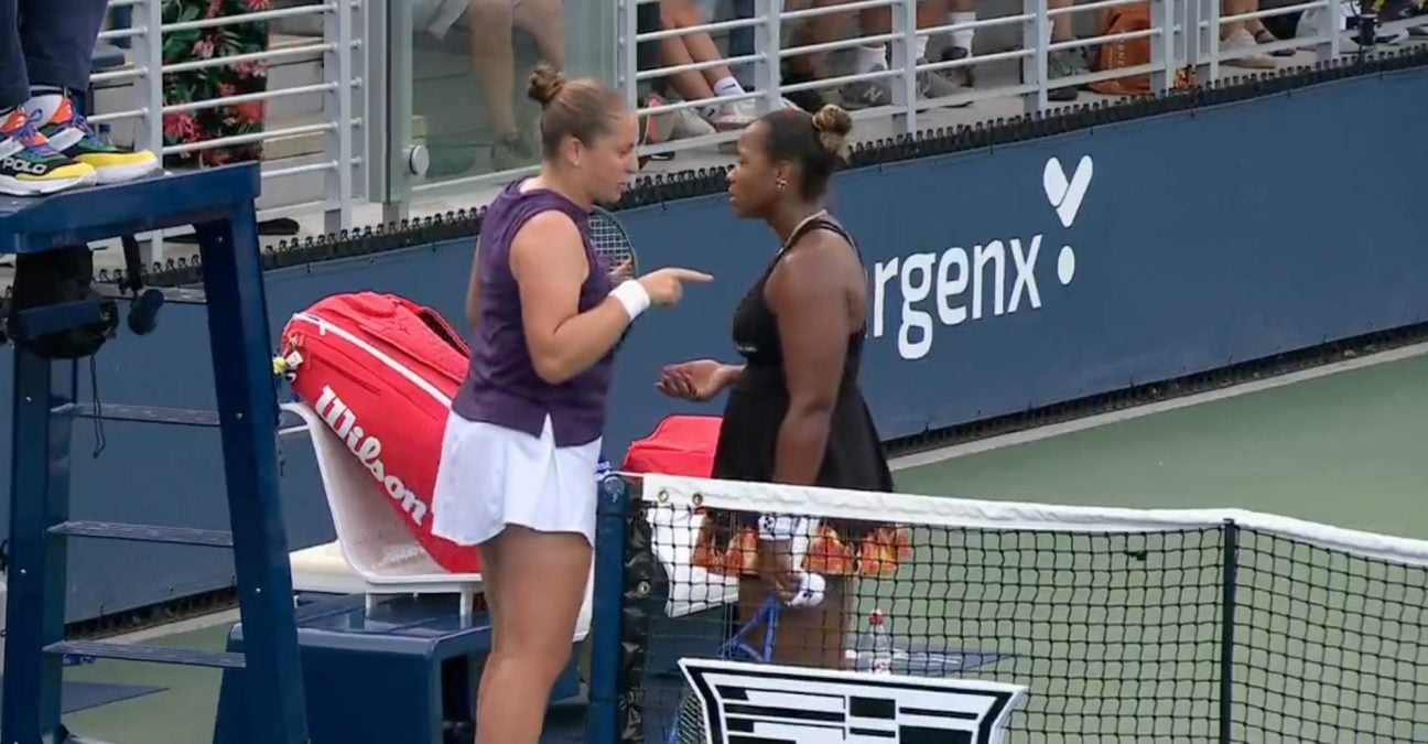 Jelena Ostapenko and Taylor Townsend, US Open 2025