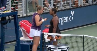 Jelena Ostapenko and Taylor Townsend, US Open 2025