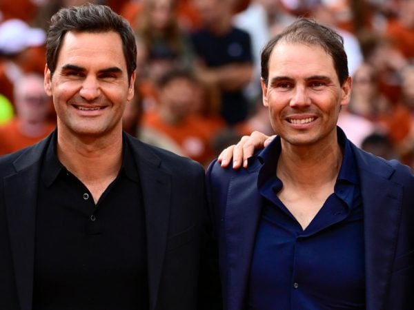 Roger Federer, Rafael Nadal and Novak Djokovic, 2025 French Open