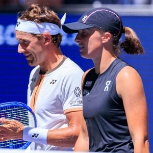 Casper Ruud and Iga Swiatek, US Open 2025