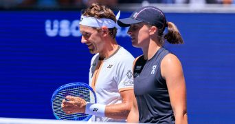 Casper Ruud and Iga Swiatek, US Open 2025
