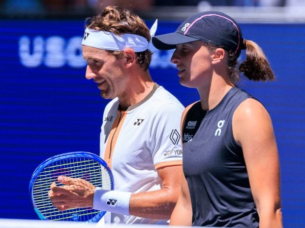Casper Ruud and Iga Swiatek, US Open 2025
