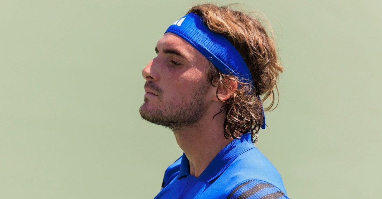August 30, 2023, Flushing Meadows, New York, USA: Stefanos Tsitsipas during Day 3 of the 2023 US Open held at the USTA Billie Jean King National Tennis Center on Wednesday August 30, 2023 in the Flushing neighborhood of the Queens borough of New York City. Dominic Stricker defeats Stefanos Tsitsipas on Day 3 of the 2023 U.S. Open Tennis. JAVIER ROJAS/PI (Credit Image: © PI via ZUMA Press Wire)