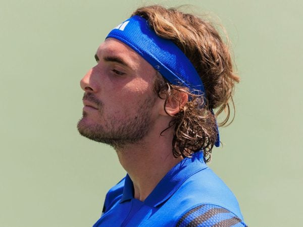 August 30, 2023, Flushing Meadows, New York, USA: Stefanos Tsitsipas during Day 3 of the 2023 US Open held at the USTA Billie Jean King National Tennis Center on Wednesday August 30, 2023 in the Flushing neighborhood of the Queens borough of New York City. Dominic Stricker defeats Stefanos Tsitsipas on Day 3 of the 2023 U.S. Open Tennis. JAVIER ROJAS/PI (Credit Image: © PI via ZUMA Press Wire)