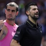 Carlos Alcaraz and Novak Djokovic, US Open 2025