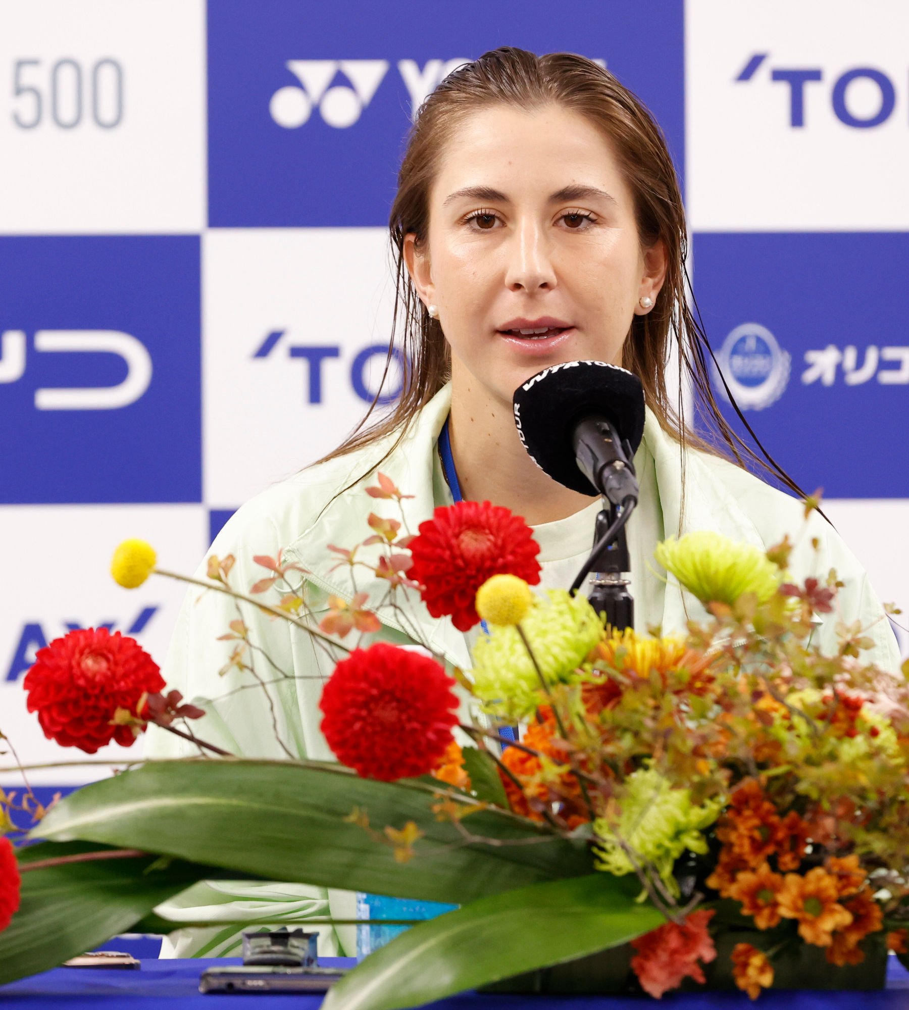 Belinda Bencic, press conference Tokyo 2025