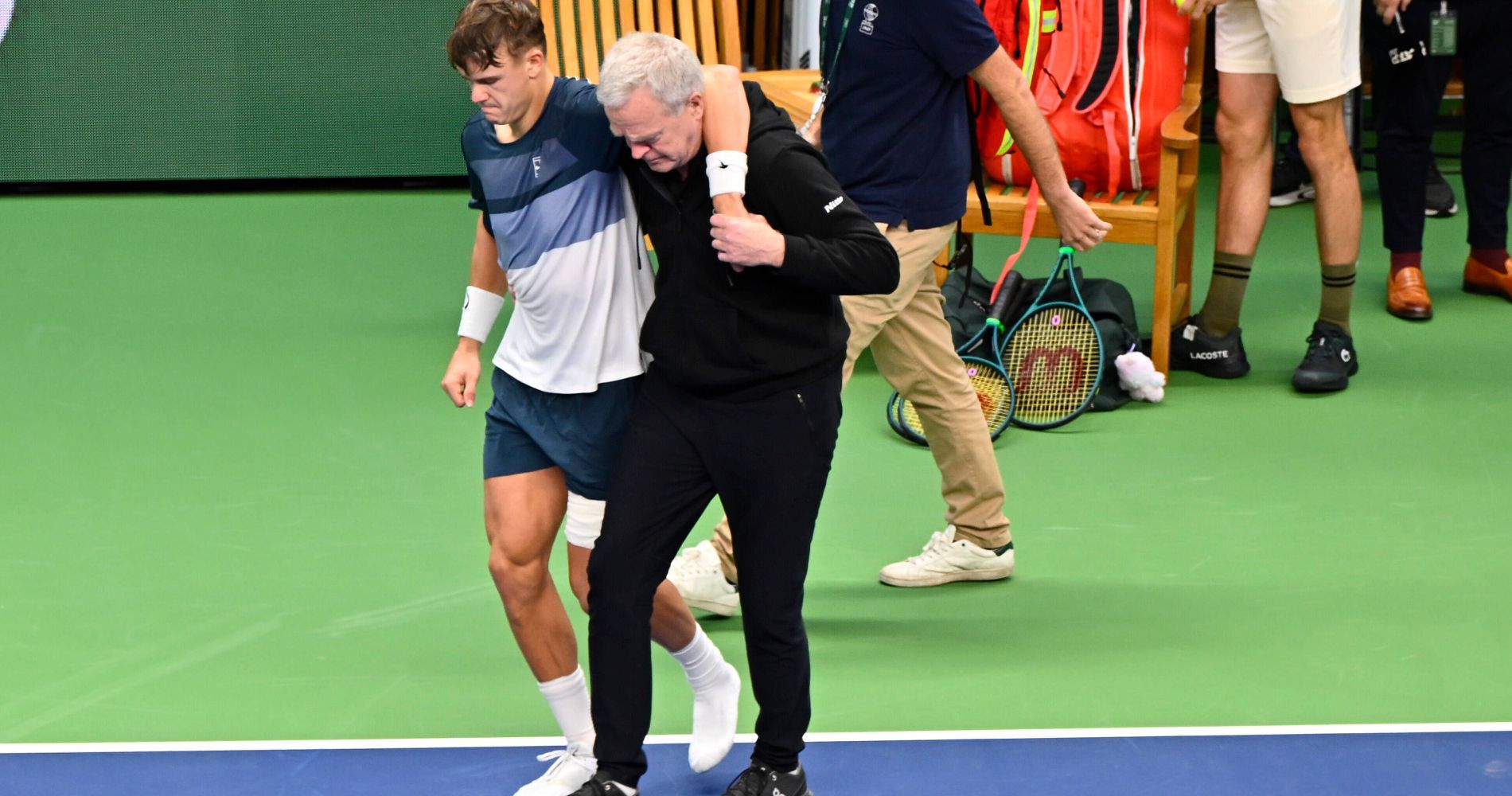 Rune suffers Achilles tendon rupture