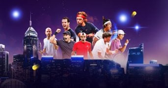 Andrey Rublev leading UTS Hong Kong