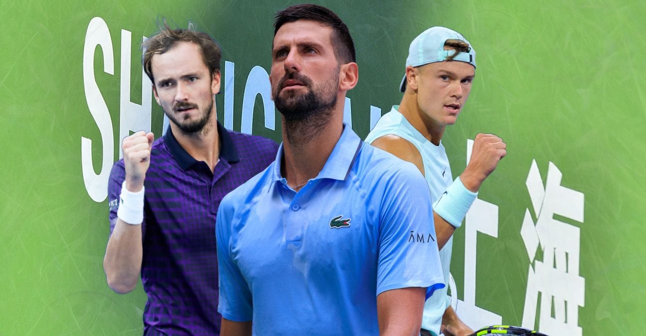 Novak Djokovic, Daniil Medvedev, Holger Rune, Shanghai 2025