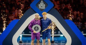 Carlos Alcaraz and Jannik Sinner, Six Kings Slam 2025