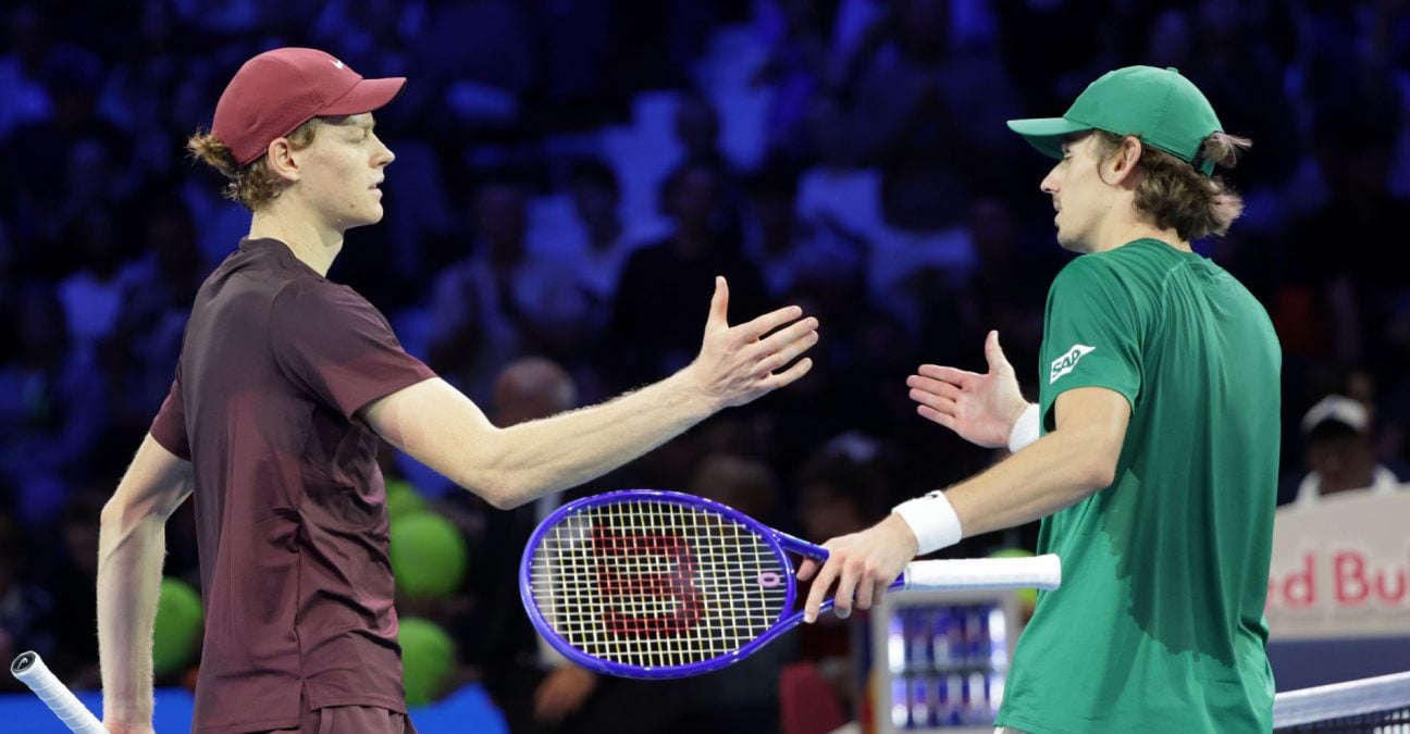Jannik Sinner and Alex de Minaur, Vienna 2025