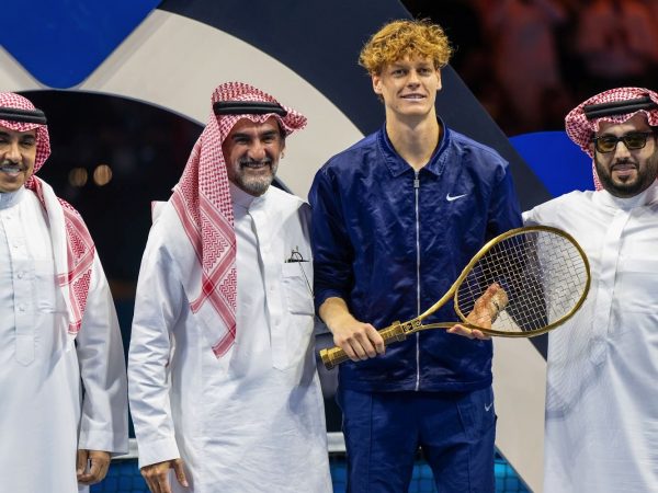 Jannik Sinner, winner of the Six Kings Slam 2025 in Saudi Arabia