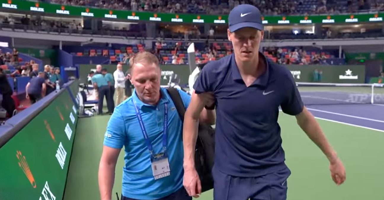 Jannik Sinner retires in Shanghai