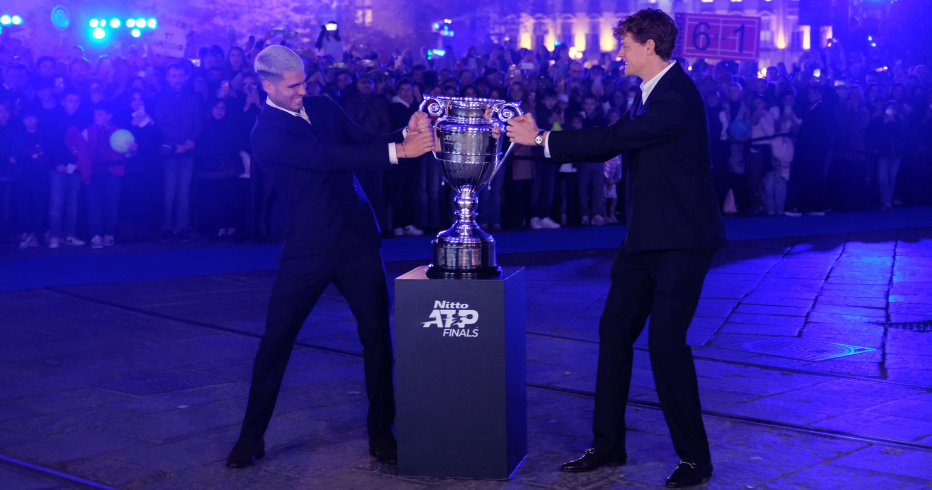 Carlos Alcaraz and Jannik Sinner, Turin 2025