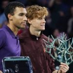 Felix Auger-Aliassime et Jannik Sinner , Rolex Paris Masters 2025