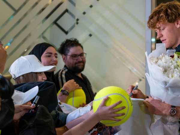 Jannik Sinner in Saudi Arabia