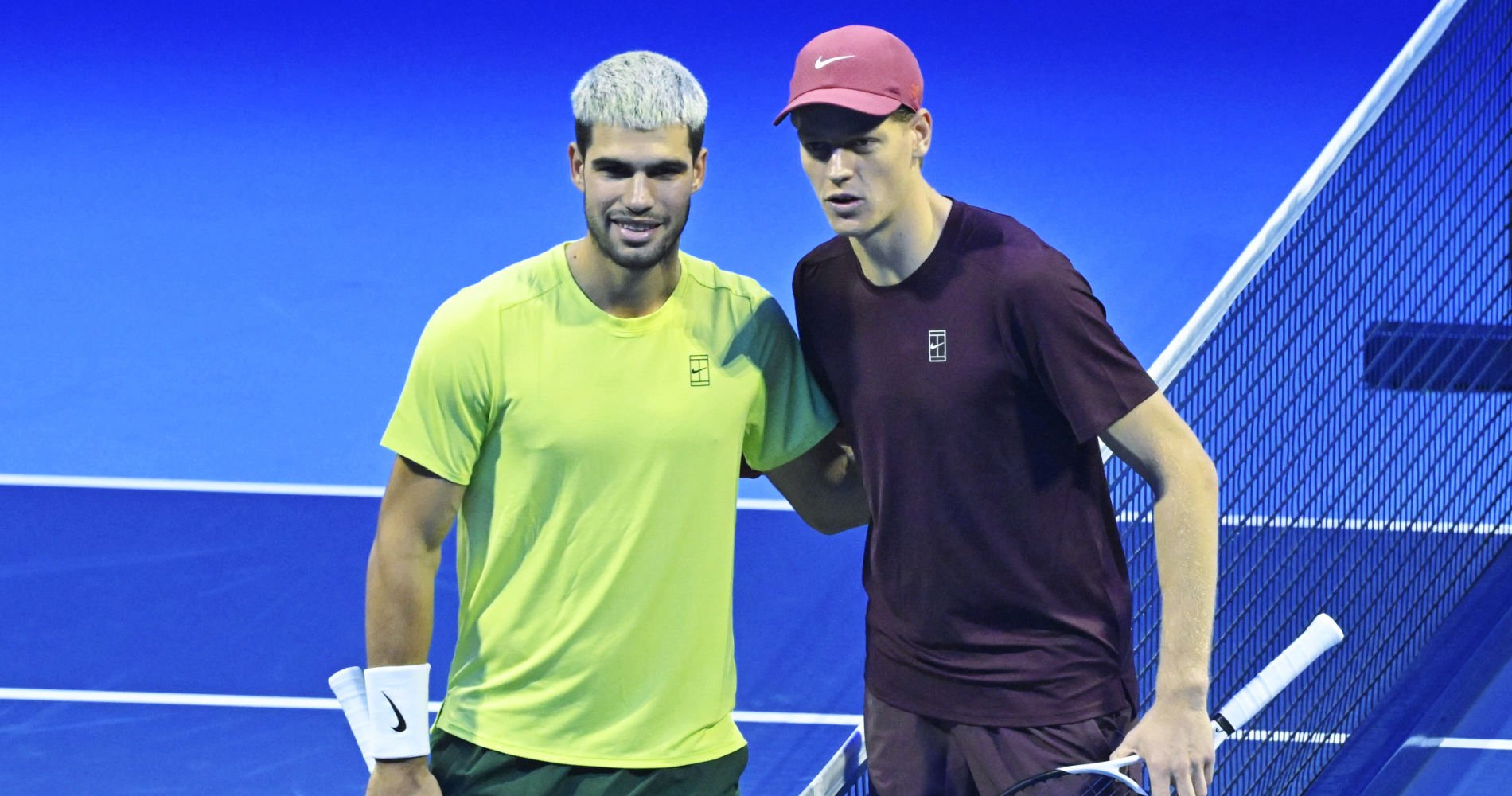 Carlos Alcaraz and Jannik Sinner, ATP Finals 2025
