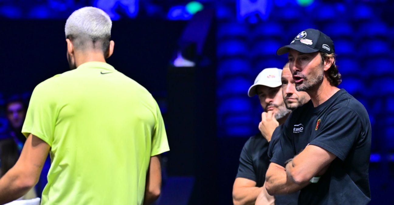 Carlos Alcaraz and Juan Carlos Ferrero, 2025