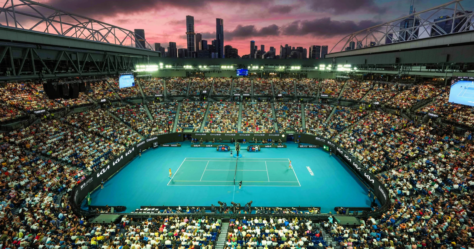 Rod Laver arena, Australian Open 2025