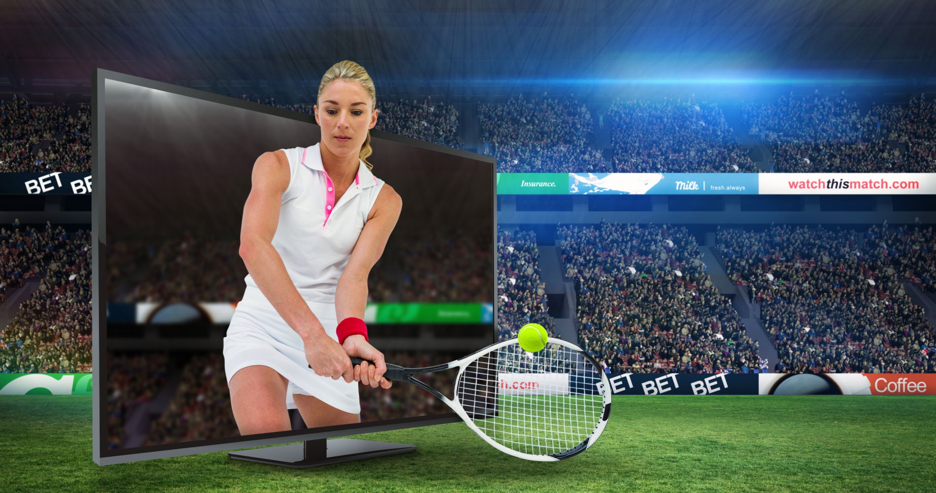 Tennis in the digital scale