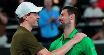 Jannik Sinner and Novak Djokovic, Australian Open 2026