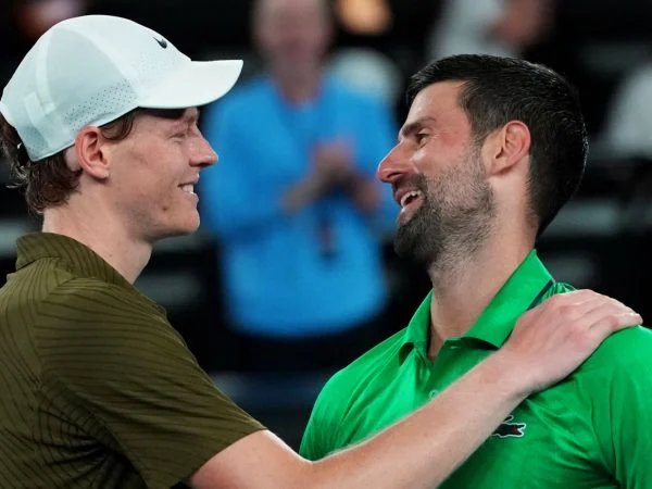Jannik Sinner and Novak Djokovic, Australian Open 2026