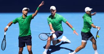 Noval Djokovic and kinetic work, Australian Open