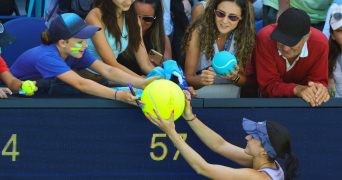 Fans at Melbourne Park, 2025