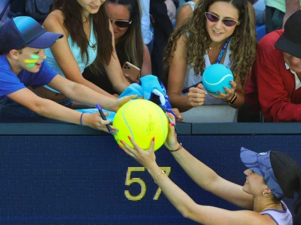 Fans at Melbourne Park, 2025