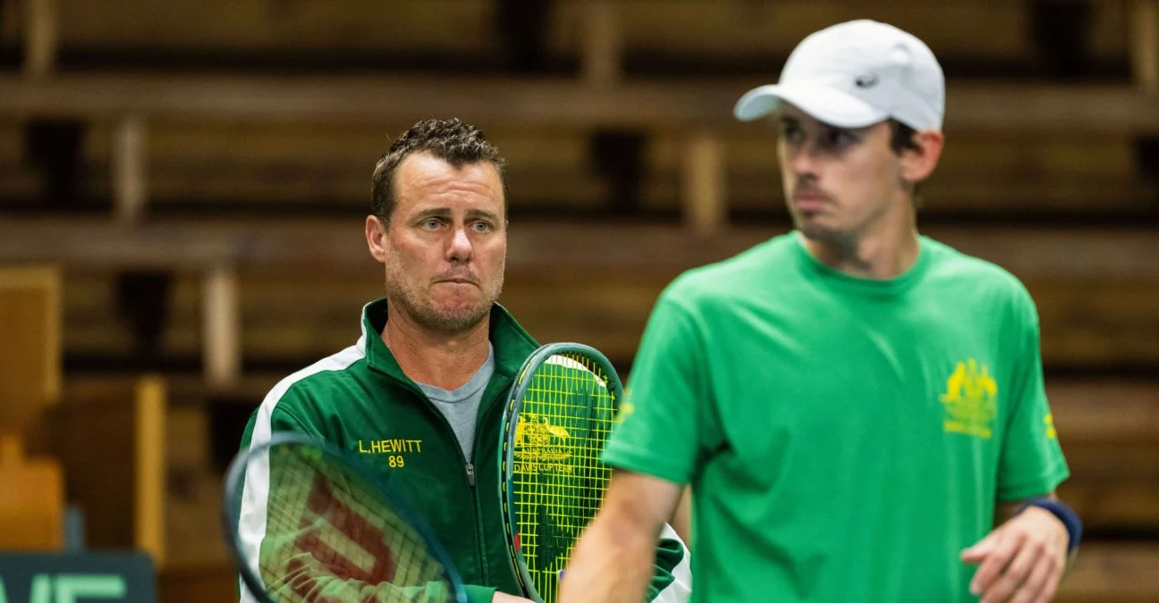 Lleyton Hewitt and Alex De Minaur, 2025 Davis Cup