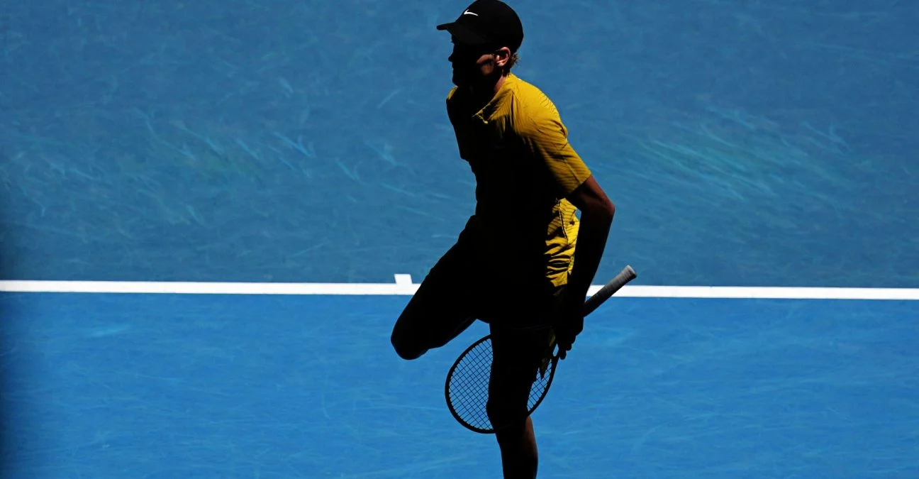 Jannik Sinner cramping, Australian Open 2026