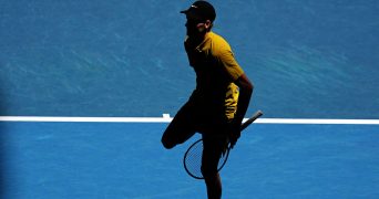 Jannik Sinner cramping, Australian Open 2026