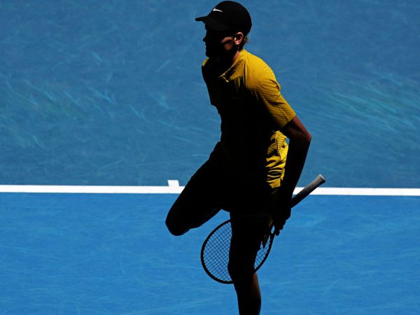 Jannik Sinner cramping, Australian Open 2026