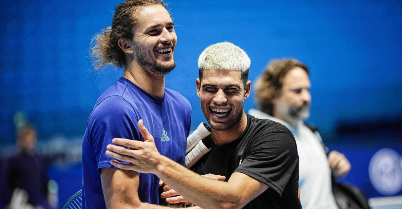 Alexander Zverev and Carlos Alcaraz, Turin 2025