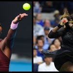 Alycia Parks and Serena Williams