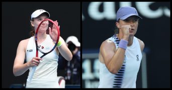 Elena Rybakina and Iga Swiatek, Australian Open 2026
