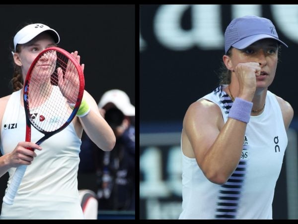 Elena Rybakina and Iga Swiatek, Australian Open 2026