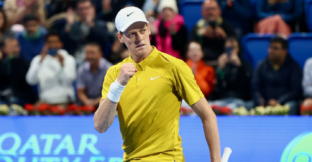 Jannik Sinner, Doha 2026 |@Qatar ExxonMobil Open.