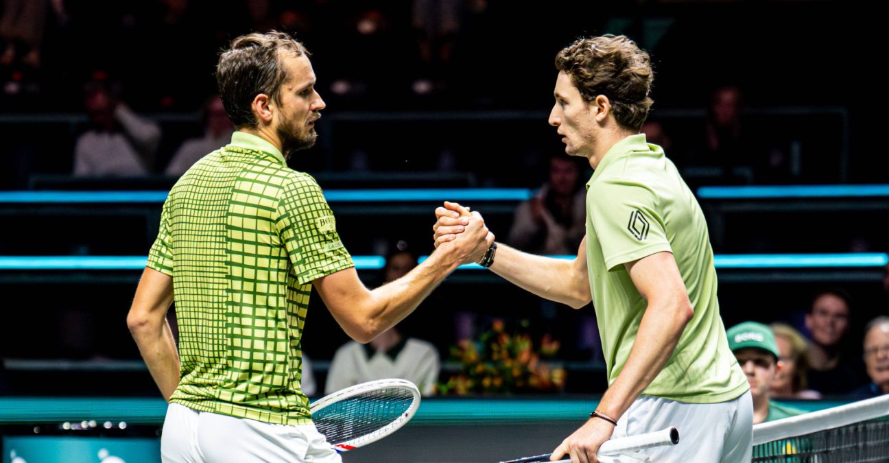 Daniil Medvedev and Ugo Humbert, Rotterdam 2026