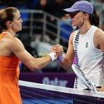 Maria Sakkari and Iga Swiatek, Doha 2026