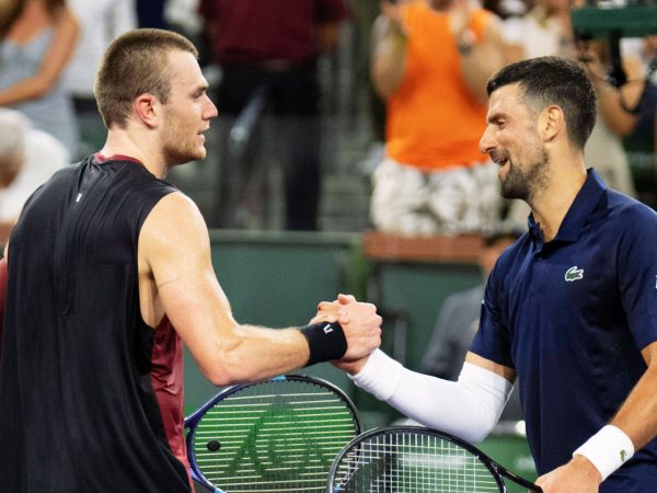 Jack Draper and Novak Djokovic, Indian Wells 2025