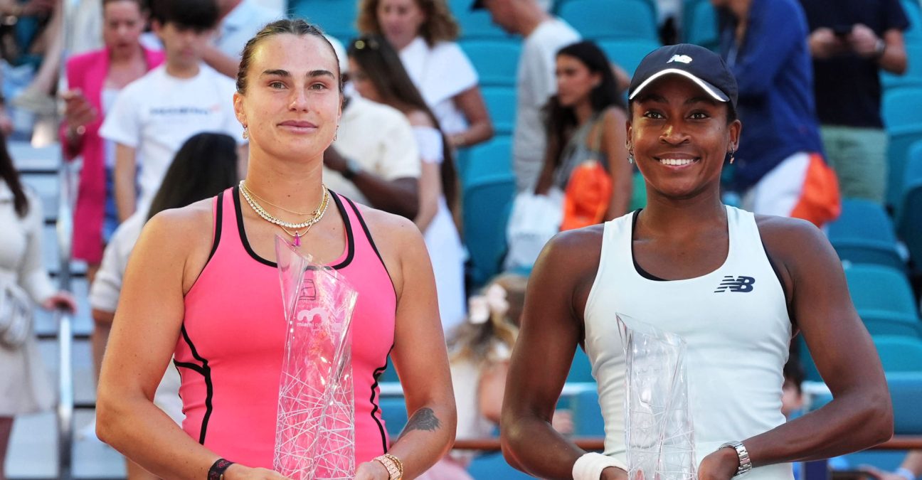 Aryna Sabalenka, Coco Gauff, Miami 2026
