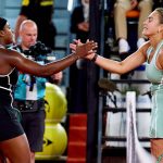 Hayley Baptiste and Aryna Sabalenka, Madrid 2026