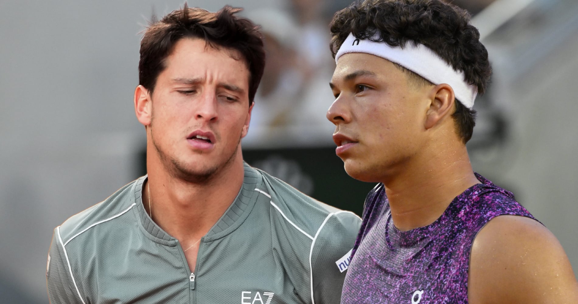 Luciano Darderi and Ben Shelton, Roland-Garros 2026