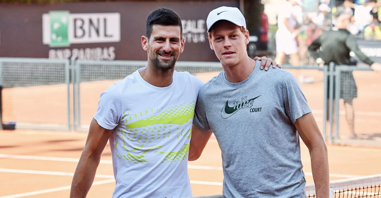 Novak Djokovic and Jannik Sinner, Rome 2023