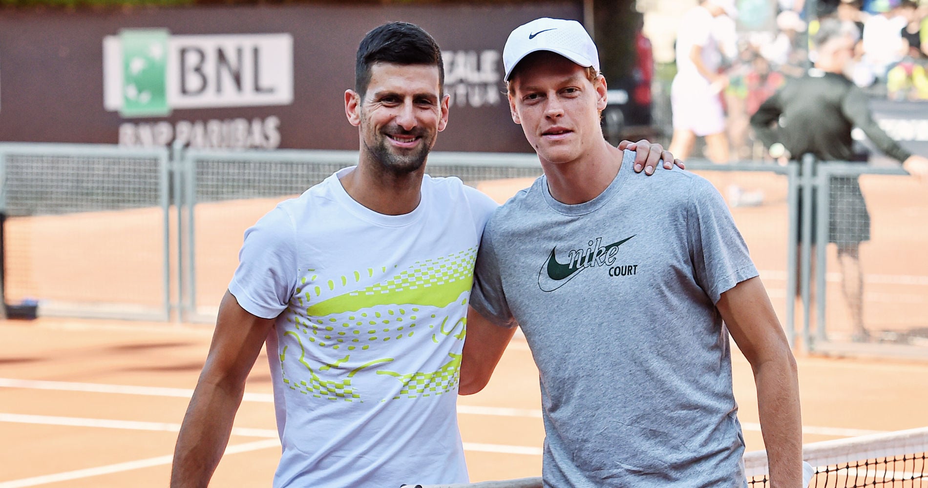 Novak Djokovic and Jannik Sinner, Rome 2023