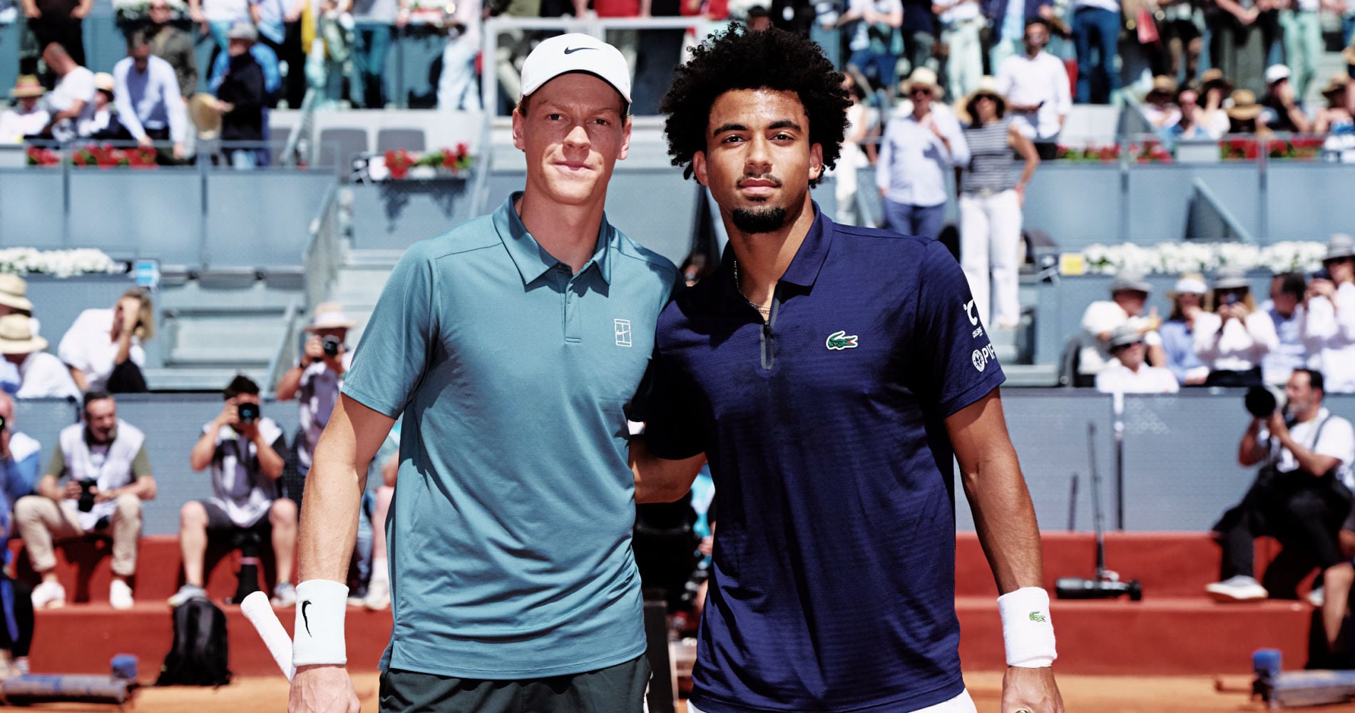 Jannik Sinner and Arthur Fils, Madrid 2026