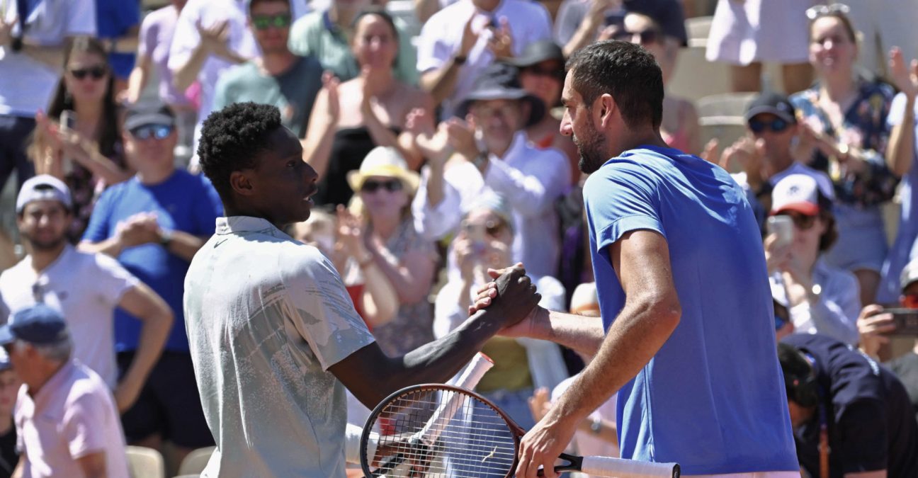 Moïse Koumé and Marin Cilic, Roland-Garros 2026
