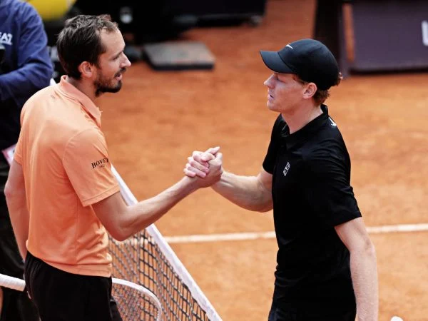 Daniil Medvedev and Jannik Sinner, Rome 2026
