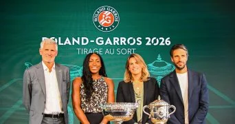 Gilles Moretton, Coco Gauff, Amélie Mauresmo, Tony Estanguet, draw 2026